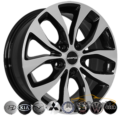 Диски Replica Skoda 659 BP R16 W6.5 PCD5x112 ET35 DIA66.6